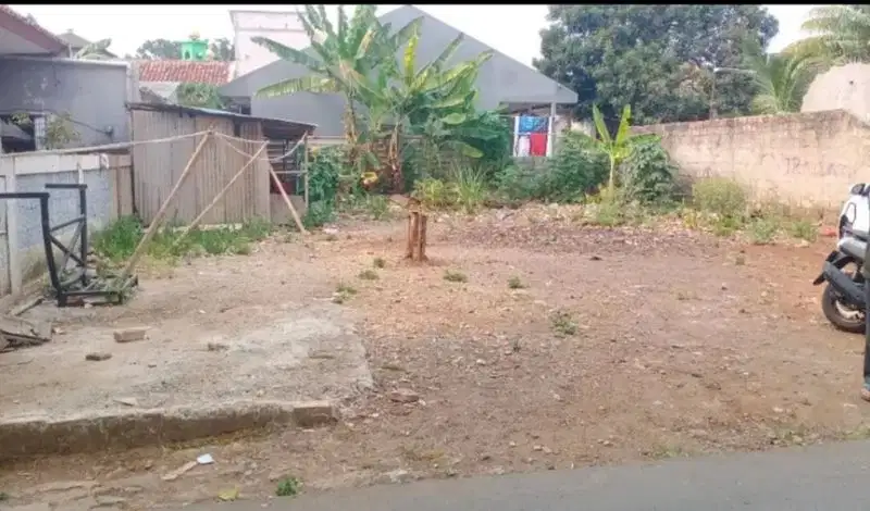 tanah darat 314 meter masuk mobil di sawangan Depok