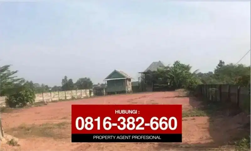 Dijual tanah 1.069m2 di pinggir jln Nurdin Panji Palembang