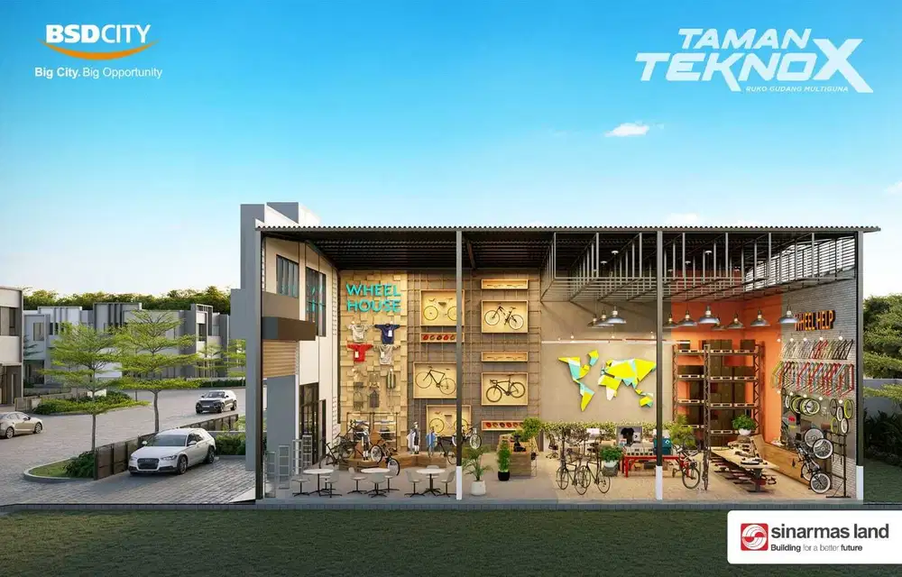 Di Jual Ruko Gudang Taman Tekno X BSD