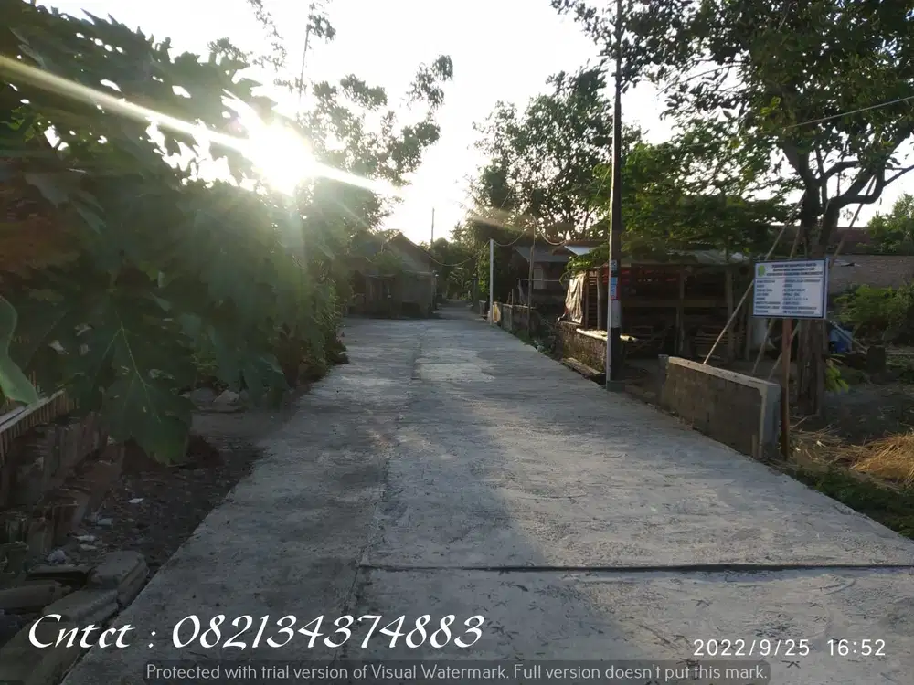 Dijual tanah dekat Gereja Ganjuran, Lt 452m2