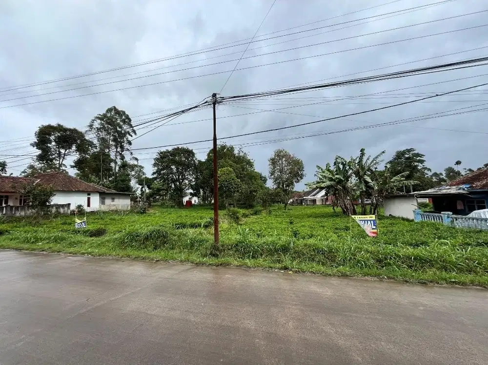 Tanah pinggir jln Pangalengan cocok utk usaha atau Villa