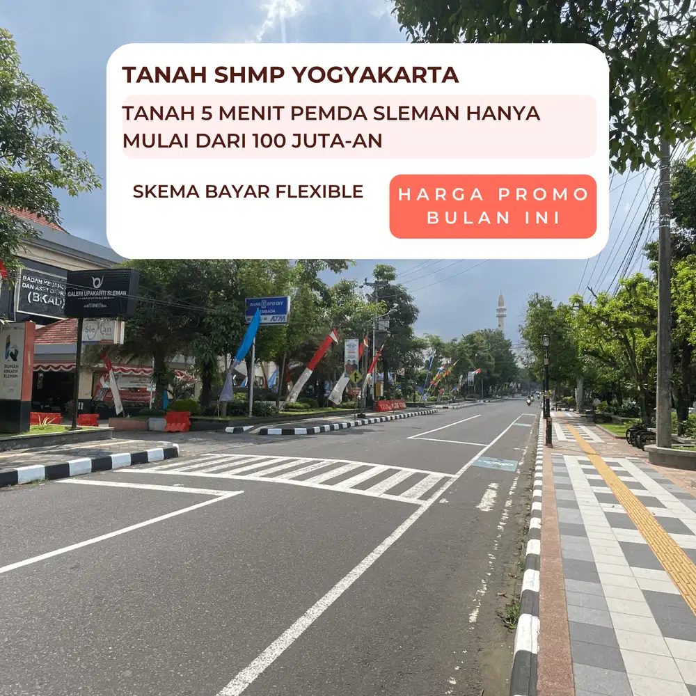 Jangan Lewatkan! Tanah Jogja Harga Di Bawah Pasaran Dekat Pemda Sleman