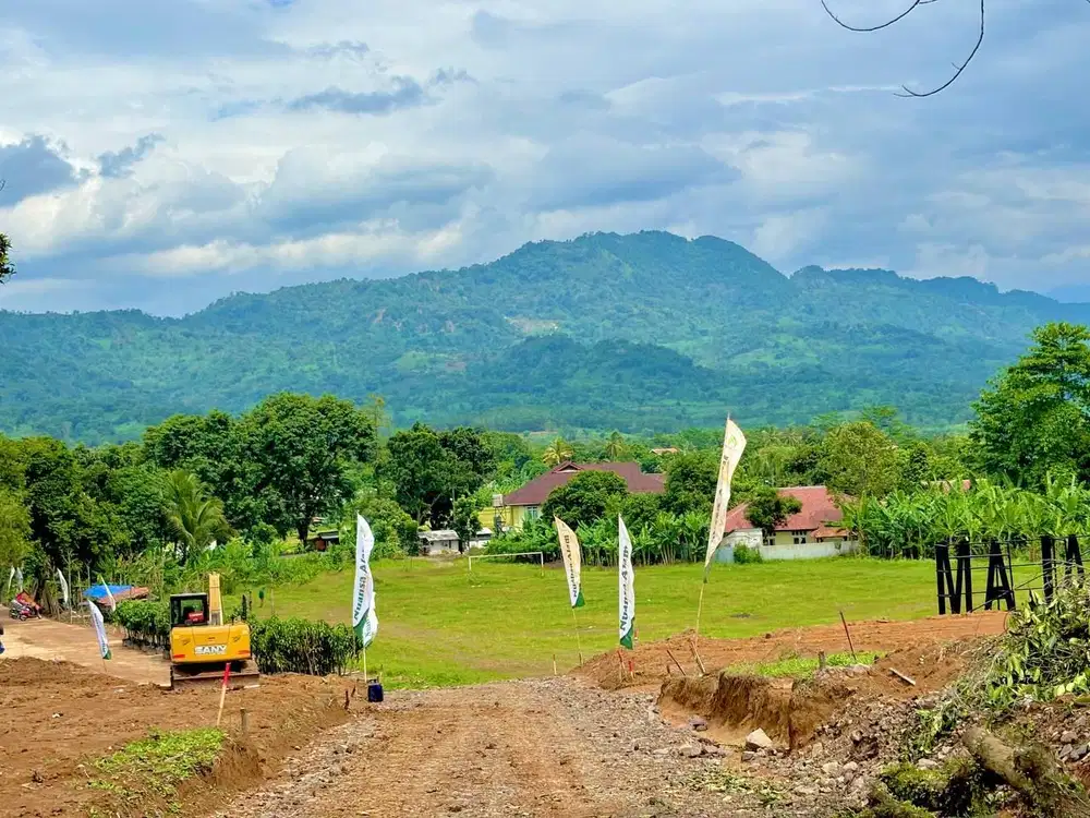 Sale Tanah Murah Nempel Jalan Propinsi View pegunungan