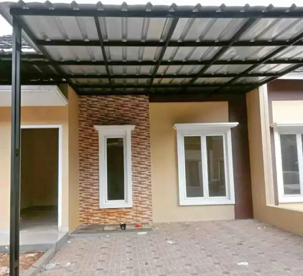 Kanopi atap spandek rangka bajaringan