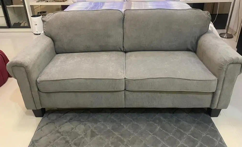 Kursi Sofa Abu Tua 3 Seater informa