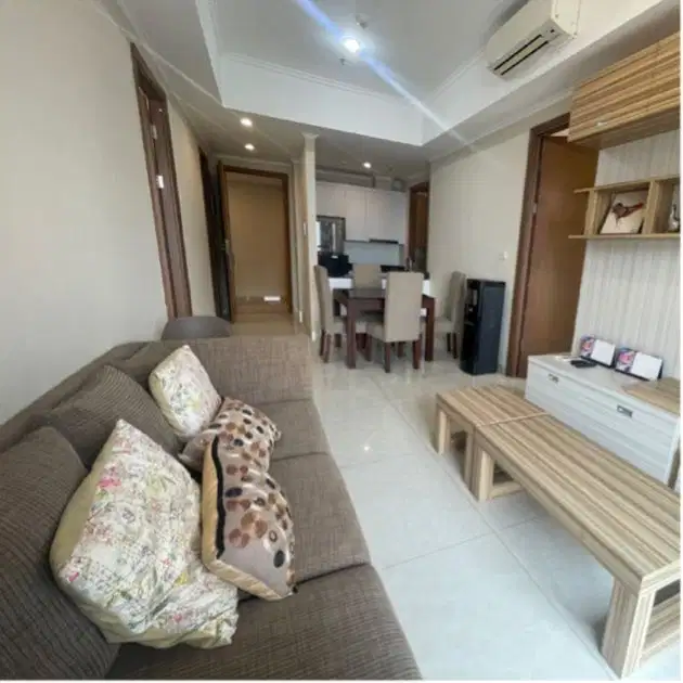 Disewakan Condo 2+1BR Taman Anggrek Residence Siap Huni