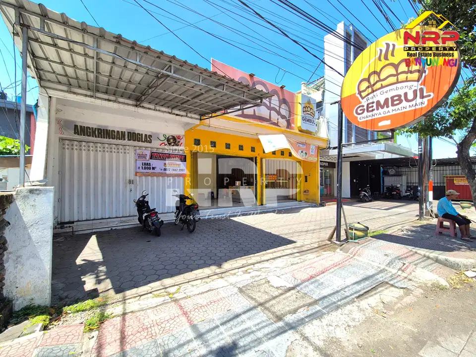 Dijual Tanah Bonus Bangunan 5 Ruko+ Rumah Prospek di Banyuwangi Kota