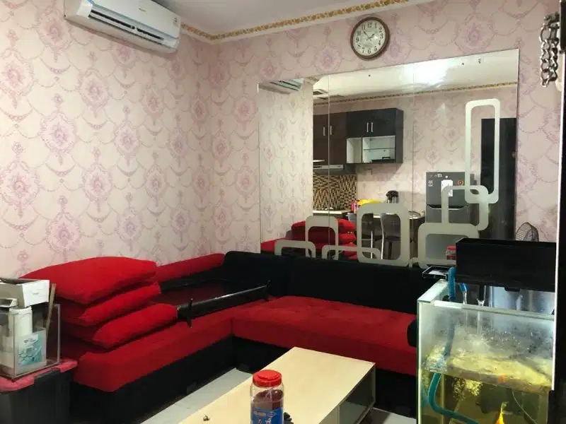 Apartemen cosmos mansion, 1 bedroom furnished lantai sedang