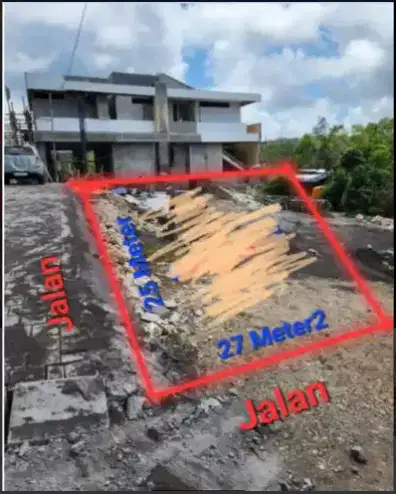 Tanah Lantai 2 View Laut Ungasan