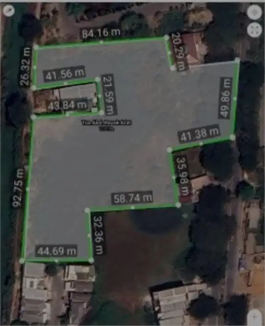 Tanah Jl Hertasning Baru Jembatan 3 Dpn Kampus Patria Artha LT 11.300M