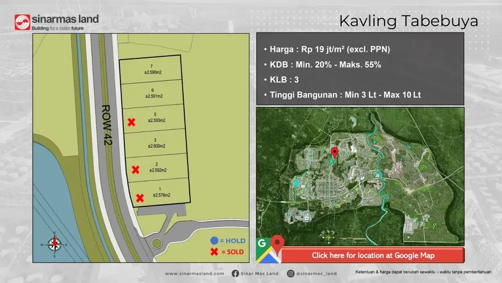 Kavling Tabebuya BSD City Prospek tinggi investasi atau tempat usaha