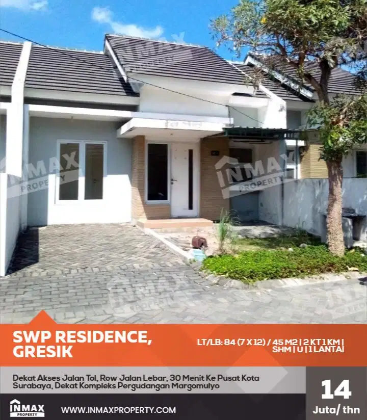 Dijual / Disewakan Rumah SWP Dian Istana, Menganti Gresik