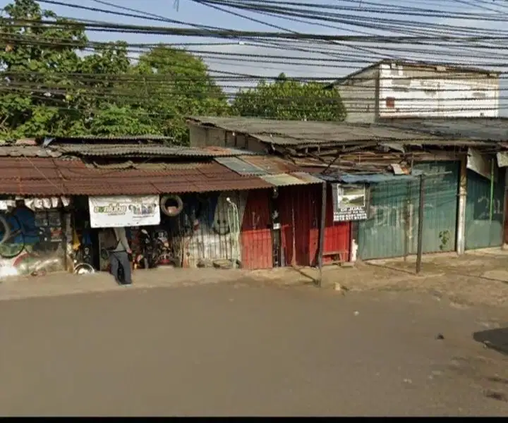 tanah strategis 360 meter SHM di jln raya Muhtar