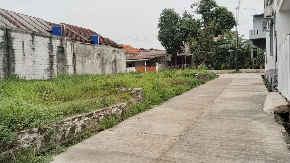 Tanah kavling 73 meter SHM dekat ke cinangka pondok cabe