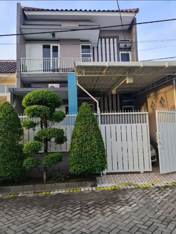 rumah mewah pandanwangi park sulfat 2 lt full furniture blimbing