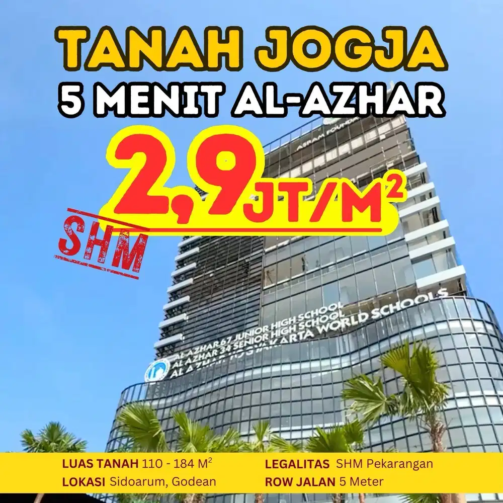 Tanah Kavling Sleman Yogyakarta – Akses Mudah, SHMP