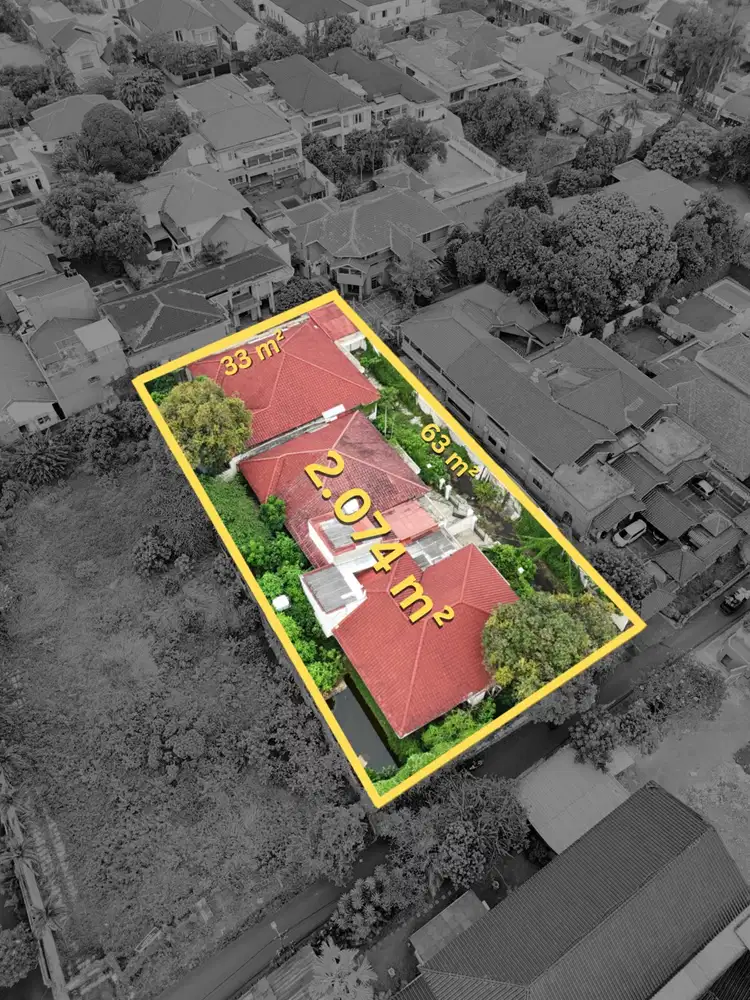 HARGA DEKAT NJOP, BEBAS BANJIR, COCOK DIBANGUN TOWNHOUSE ATAU RUMAH