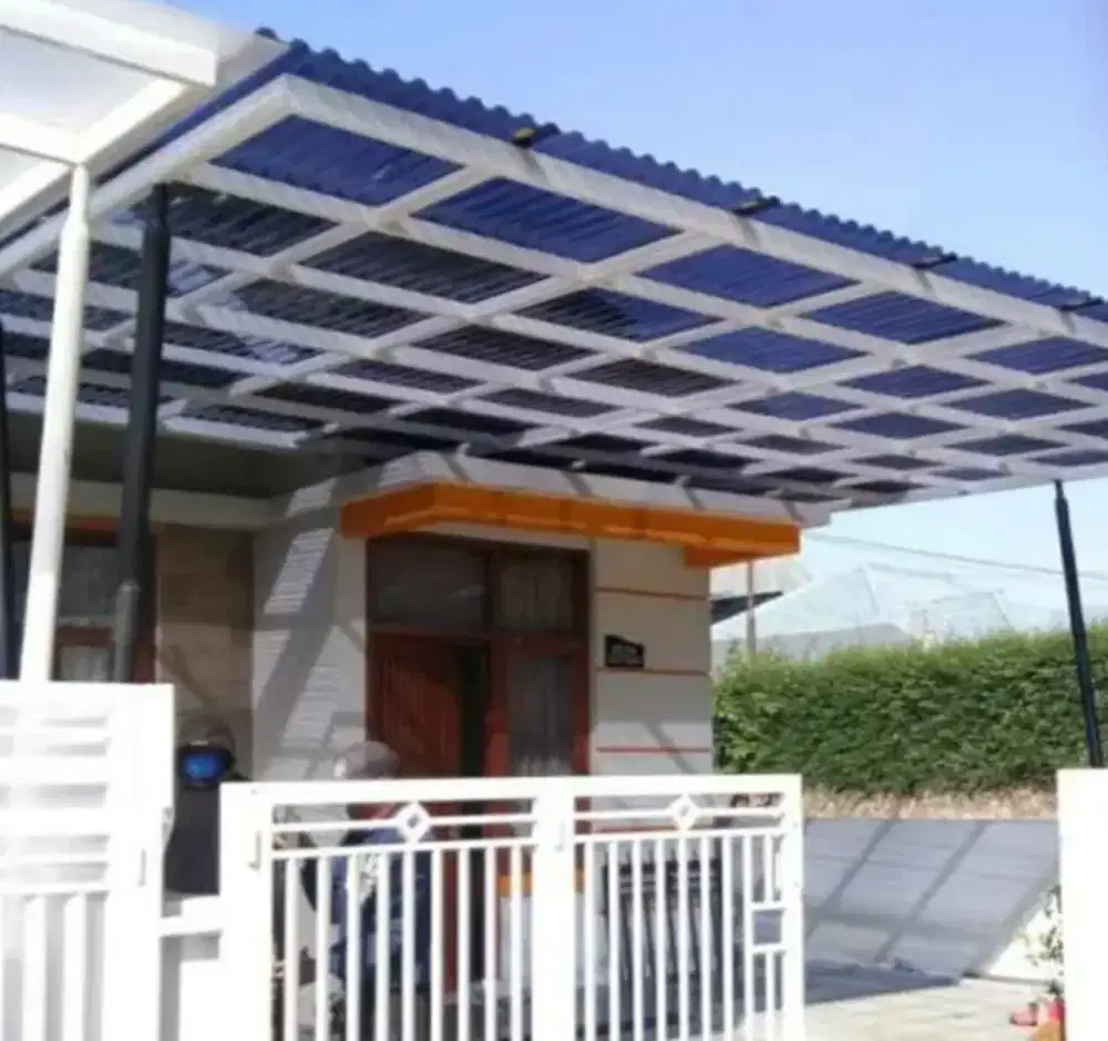 Kanopi atap solartuf gelombang