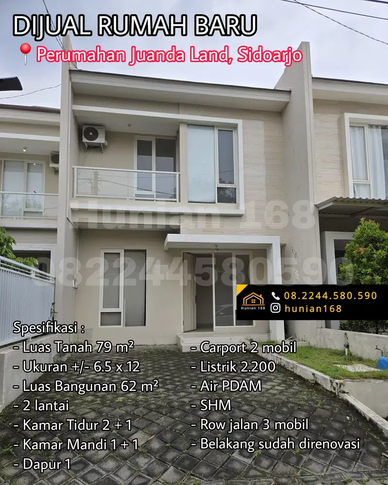 RUMAH Baru Perumahan Safira Juanda Land Resort Sedati Waru Sidoarjo