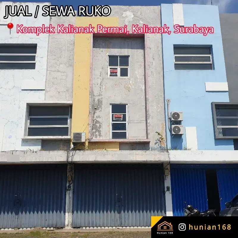 JUAL SEWA Ruko Raya Kalianak Permai 75 Perak Timur Barat Surabaya