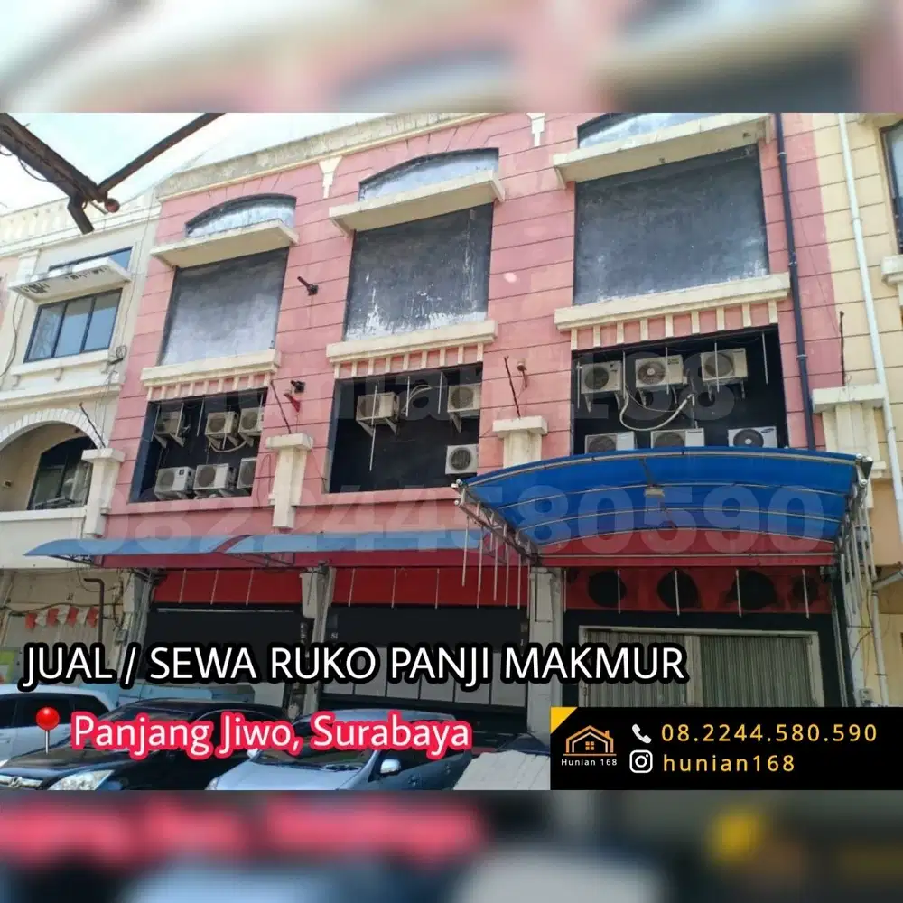 RUKO Komplek Panji Makmur Raya Panjang Jiwo Tenggilis Surabaya Selatan