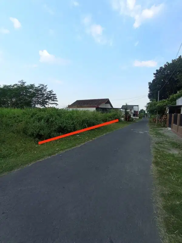 Dijual Tanah Pekarangan Sudah Pondasi Timur Beringin Purwomartani