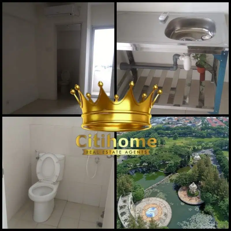 Disewakan Tahunan Studio Kosongan Apartemen educity by Citihome
