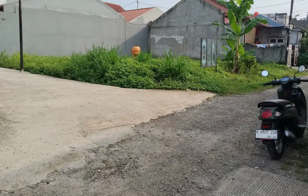 Tanah kavling SHM posisi hook dekat ke pondok cabe dan cinangka sawangan baru depok