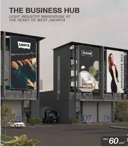 Dijual Gudang Baru Area Prime Daan Mogot, Strategis dan bisa dicicil