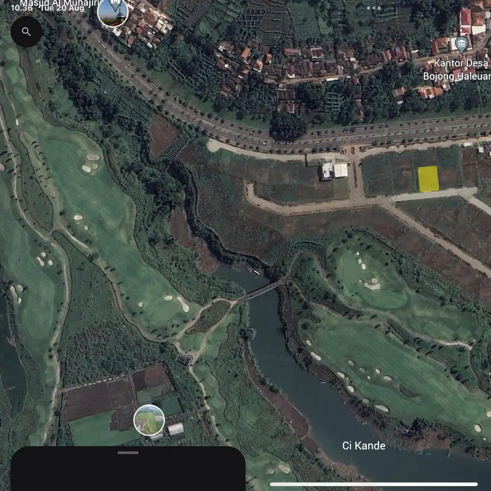 Kavling Golf Bebas Bangun Rata hadap selatan