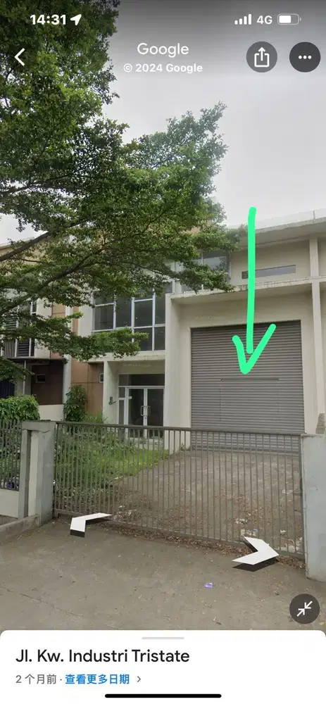 Dijual gudang siap pakai tunas bitung