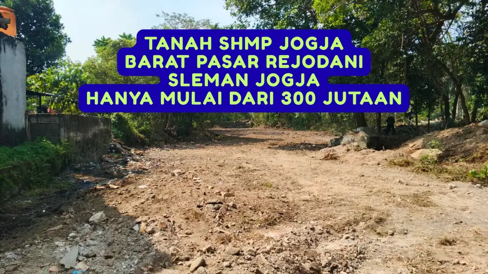 Investasi Cerdas – Tanah SHMP Sleman Dekat Pasar & Jalan Raya