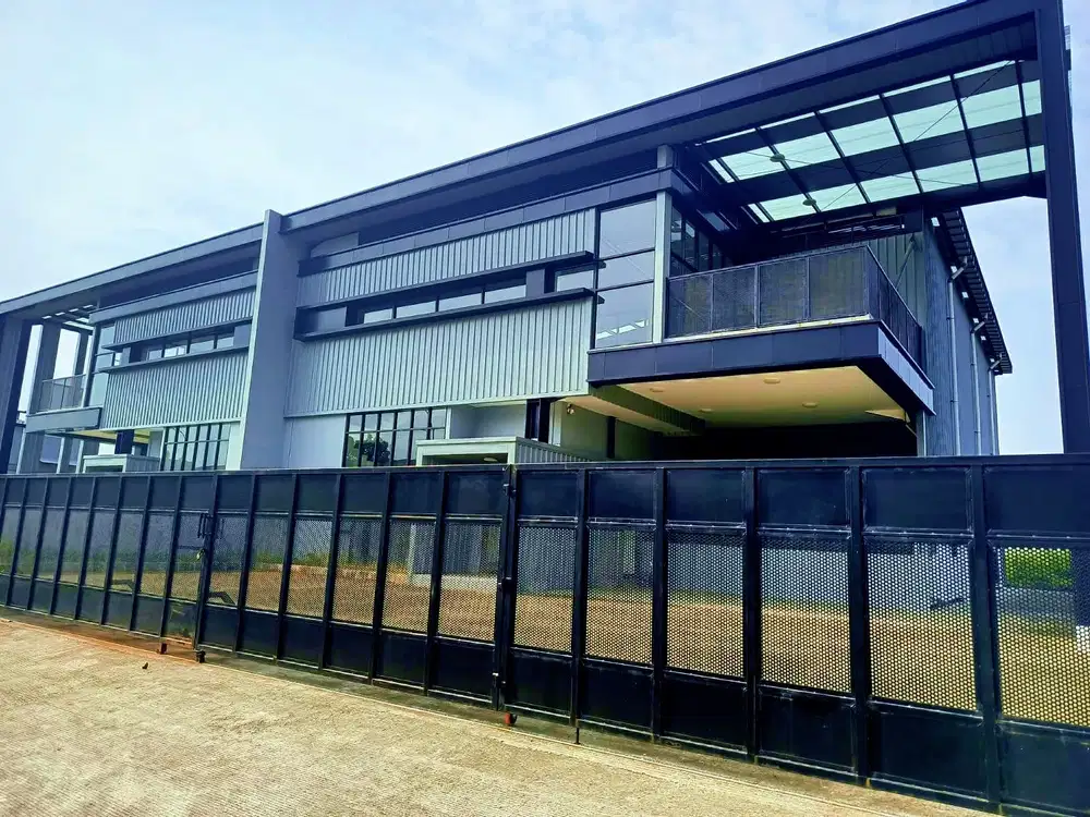 Gudang Smart manufactur hub Jababeka – Kantor & Produksi ready sudut