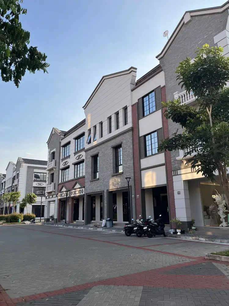 Disewakan Ruko Osaka PIK 2 type standar 3 lantai