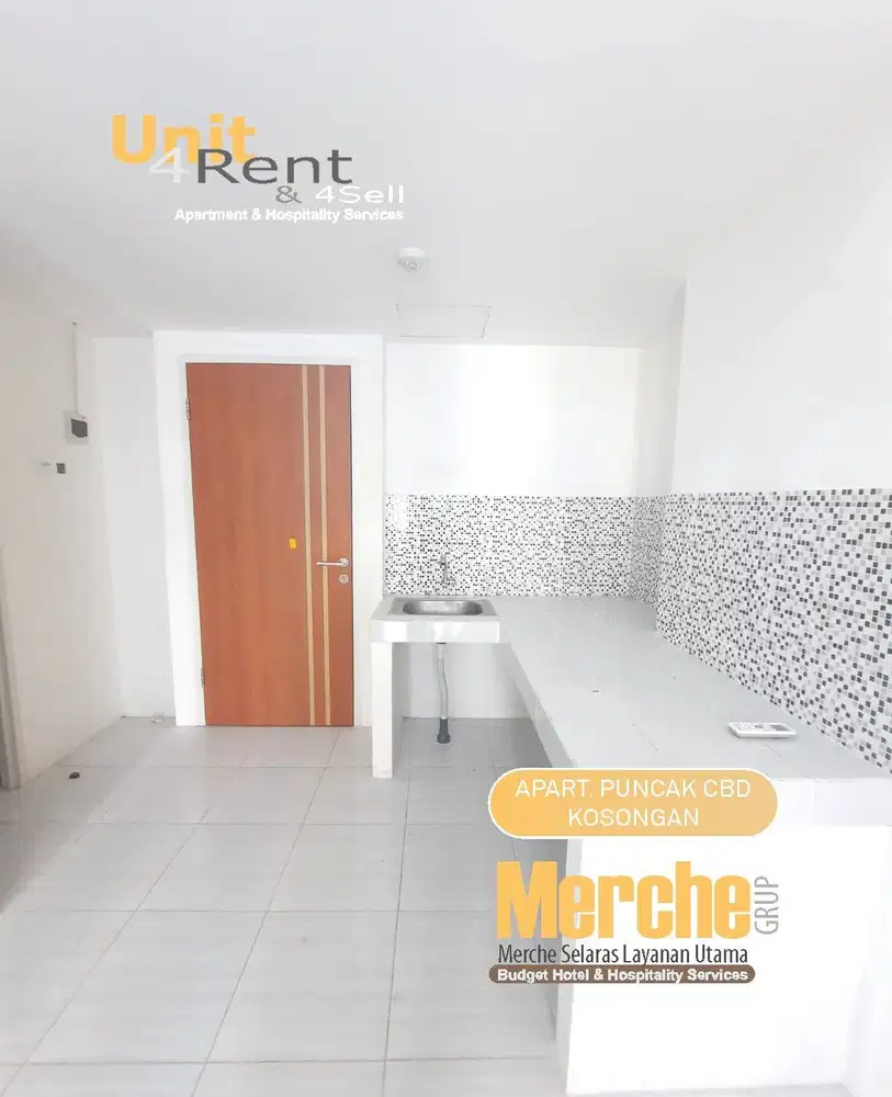 APARTEMEN CBD 2BR KOSONGAN - NON FURNISH