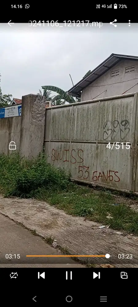 Dijual Gudang murah Depan alun alun Legok