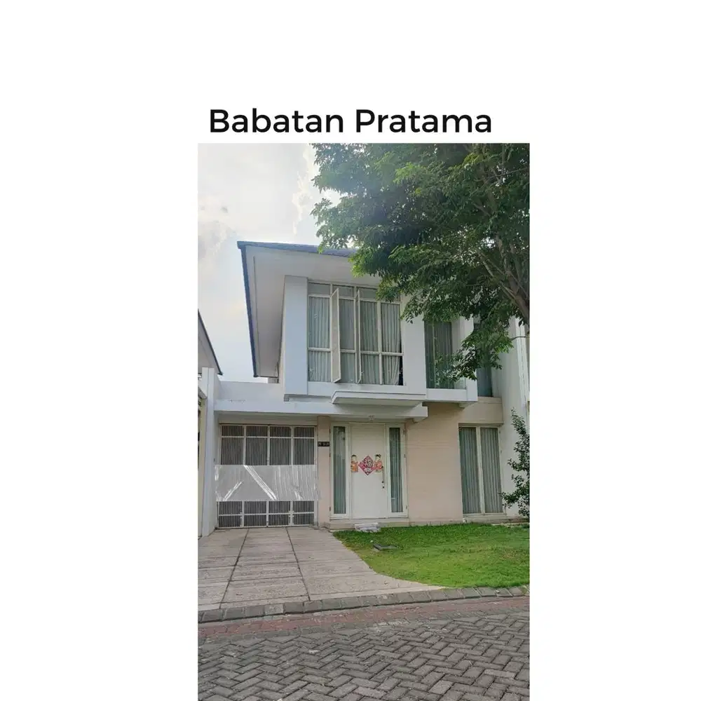 Dijual Rumah Babatan Pratama Siap Huni