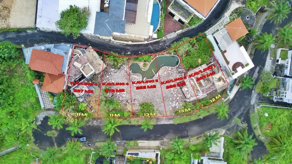 Tanah Dijual One Gate Sistem Linkungan Villa di Nusa Dua Badung Bali