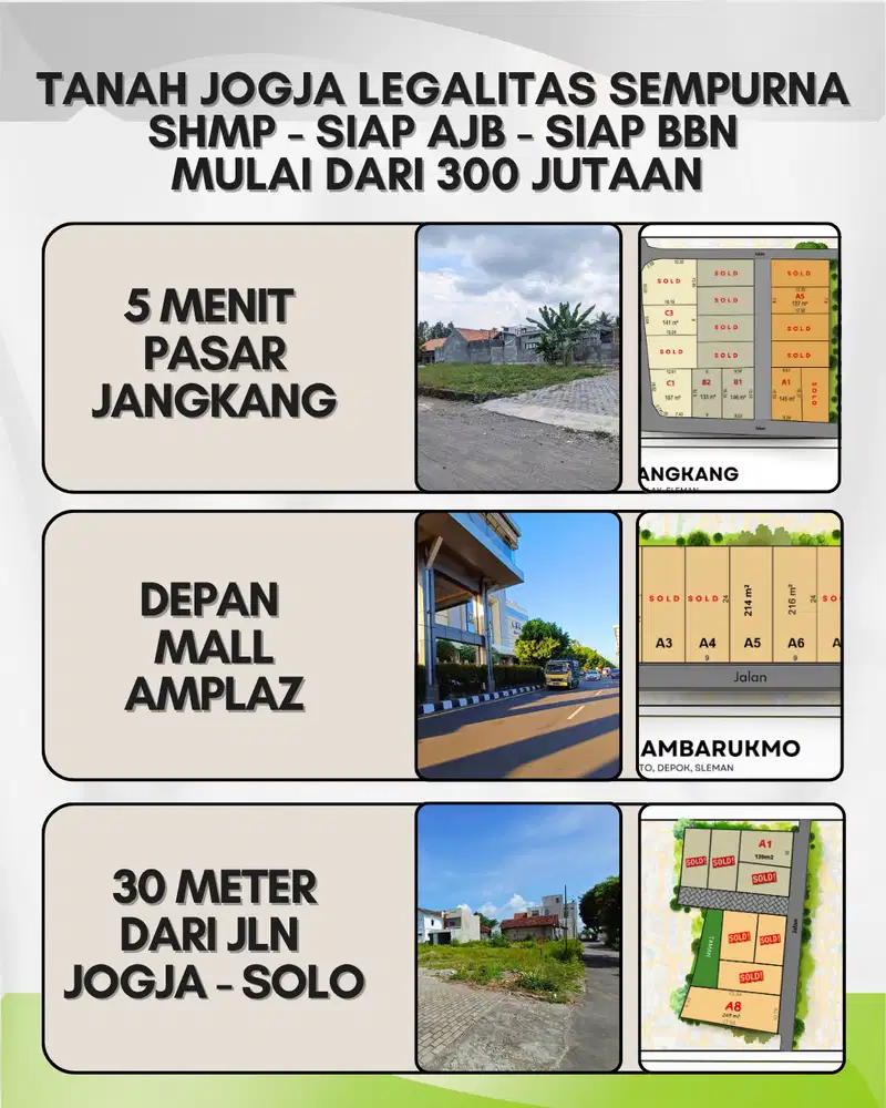 Dekat Fasilitas Umum – Tanah Siap AJB Sleman