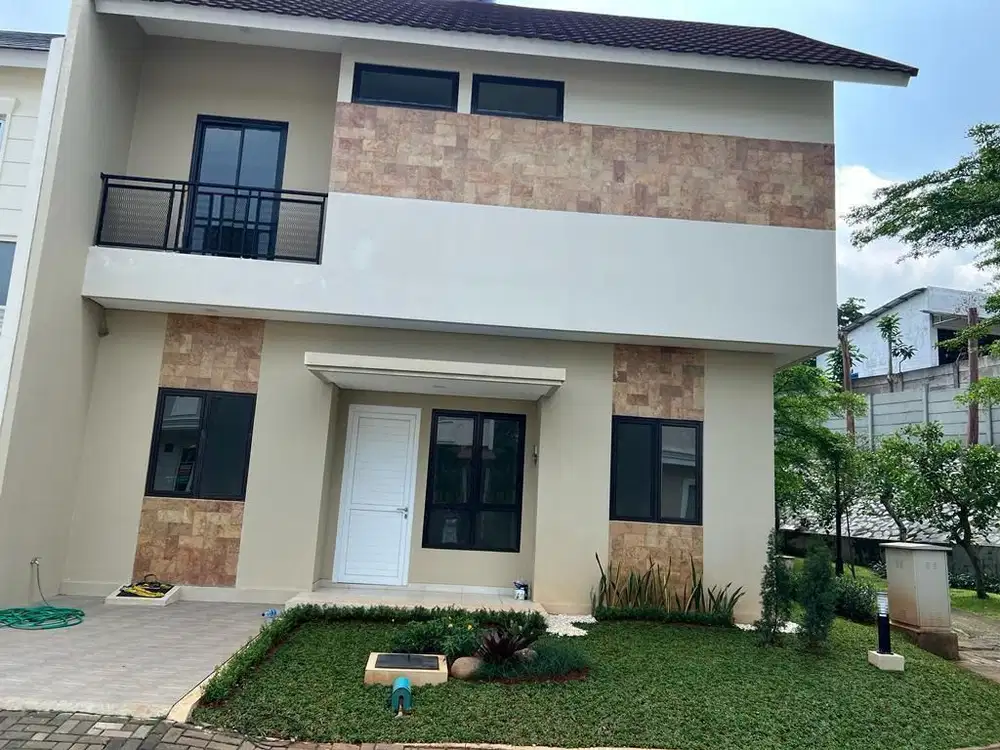 Dijual rumah baru area BSD Cluster Vanya Azzura.