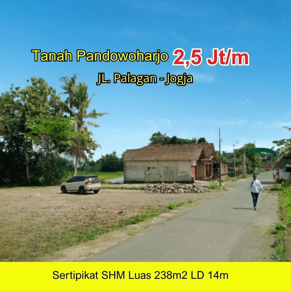 Tanah Luas Dekat Kota Jogja – Cocok untuk Usaha atau Hunian