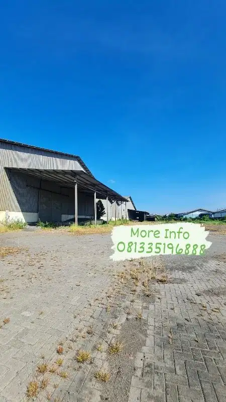 jual gudang deket tol. pelabuhan