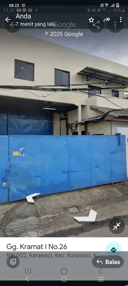 DiJual Gudang karawaci strategis