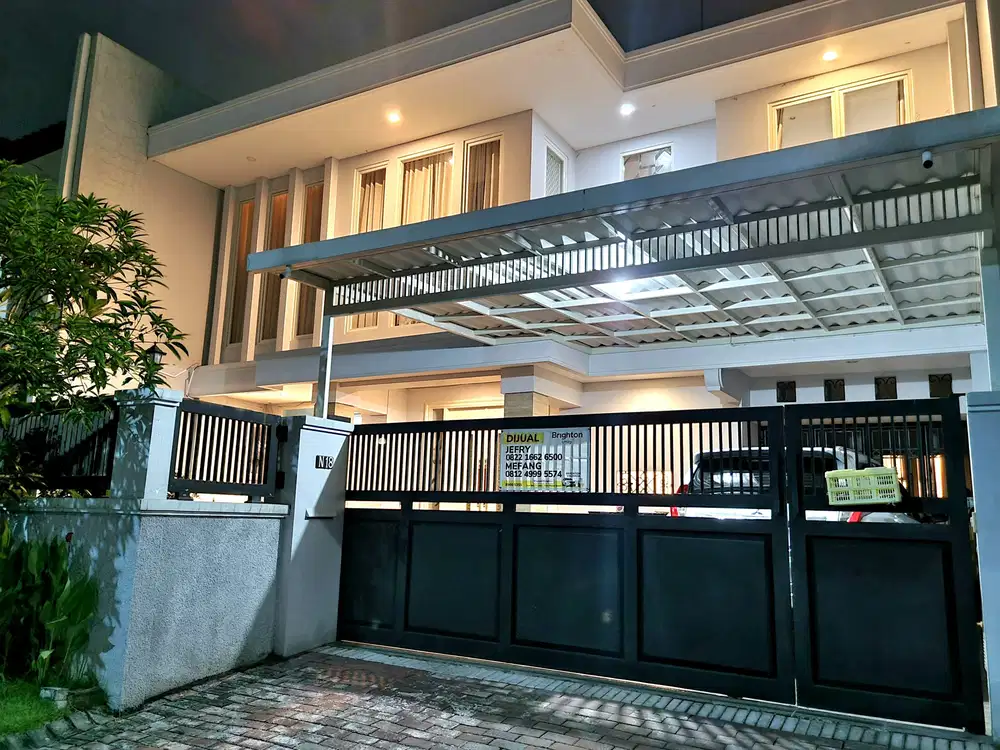 Jual Rmh 2.5Lt mewah furnish di villa bukit mas mediterania