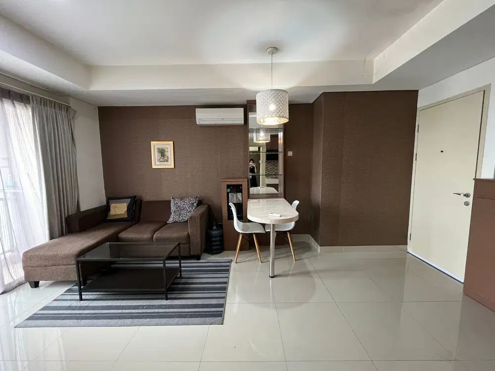 Sewa Apartemen Trivium 1 bedroom BESAR full furnish, Lippo Cikarang