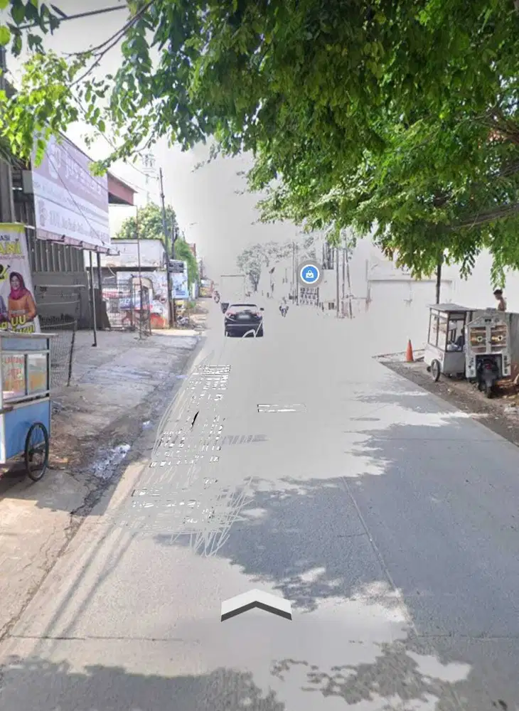 Tanah kosong bonus bangunan kios di jalan raya komsen LT.112m SHM