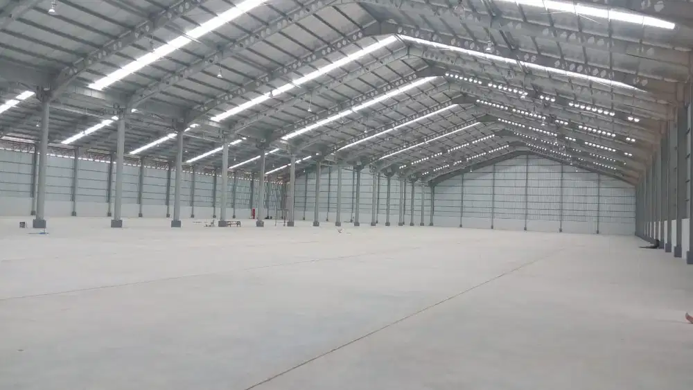 disewakan gudang 8178m2 dlm kws industri deltamas cikarang bekasi