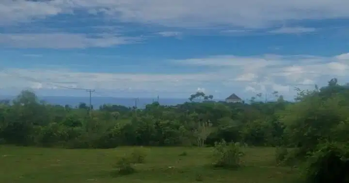 Tanah ocean view kawasan Melasti beach Ungasan