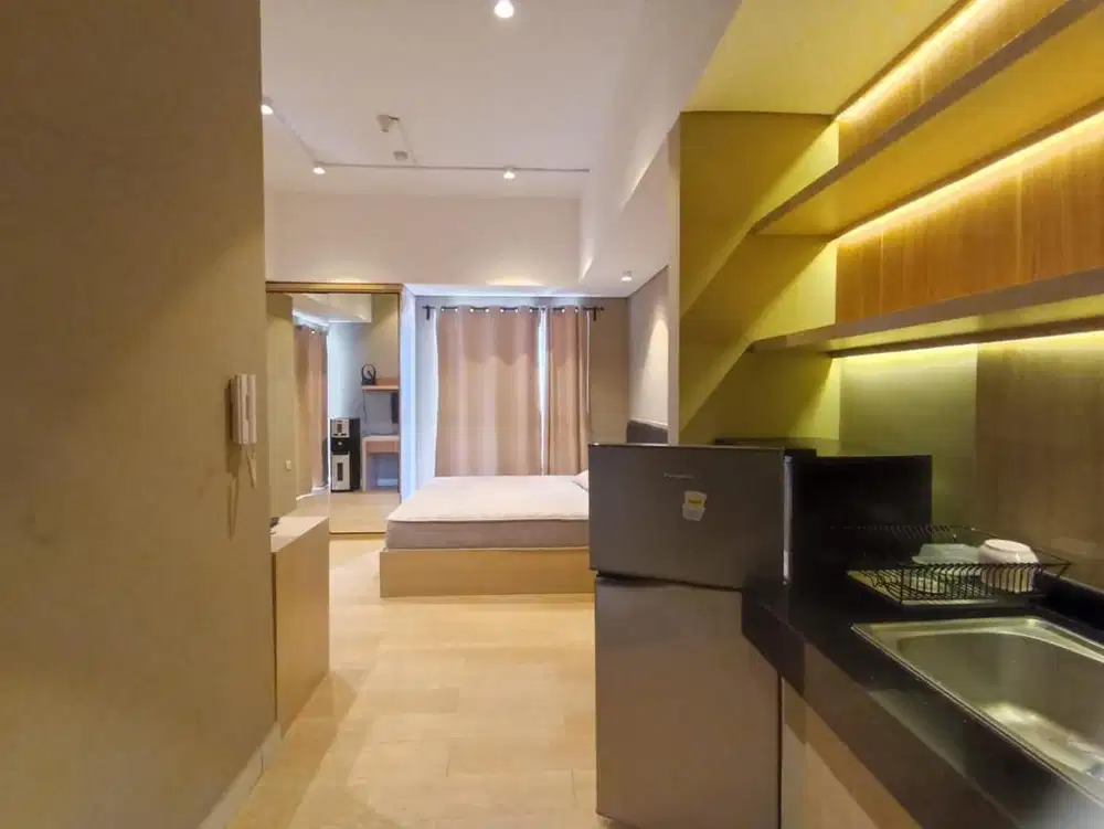 Disewakan Studio Corner Furnished Apartemen Casa De Parco BSD City