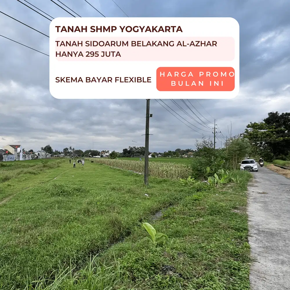 Flash Sale! Tanah SHM Dekat Kampus Jogja